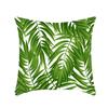 New Nap Pillow Green Leaves Sofa Plush Pillow Case Home Summer Cushion