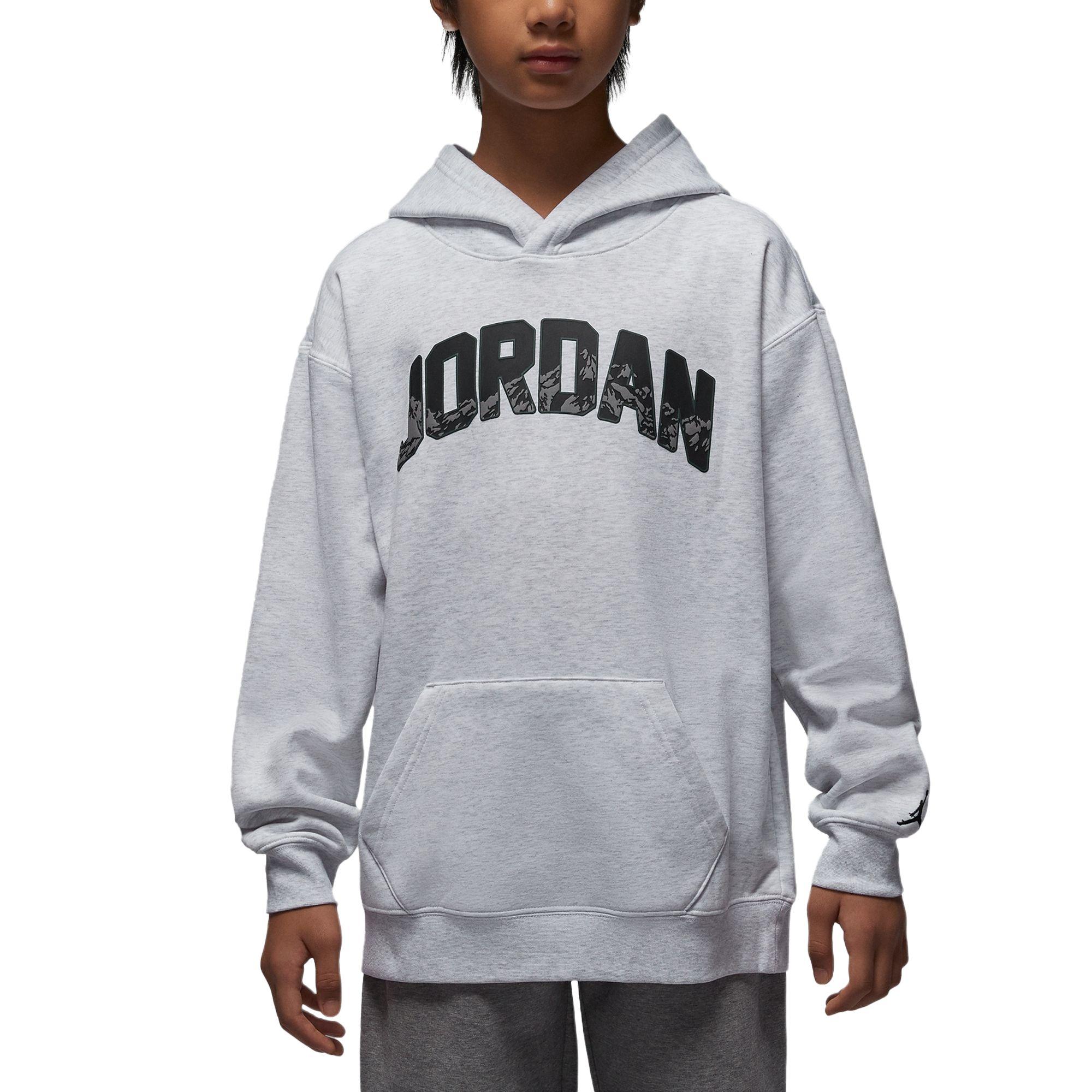 

Jordan Подарок Гора Удобный Мягкий Флисовый Пуловер с Капюшоном Длинный Рукав Детские Топы IQ2829-051 XS