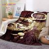 3D Ancient Nautical Chart World Map Compass Soft Flannel Blankets,Throw Blanket Comfortable Blanket for Picnic Beds Sofa Bedroom