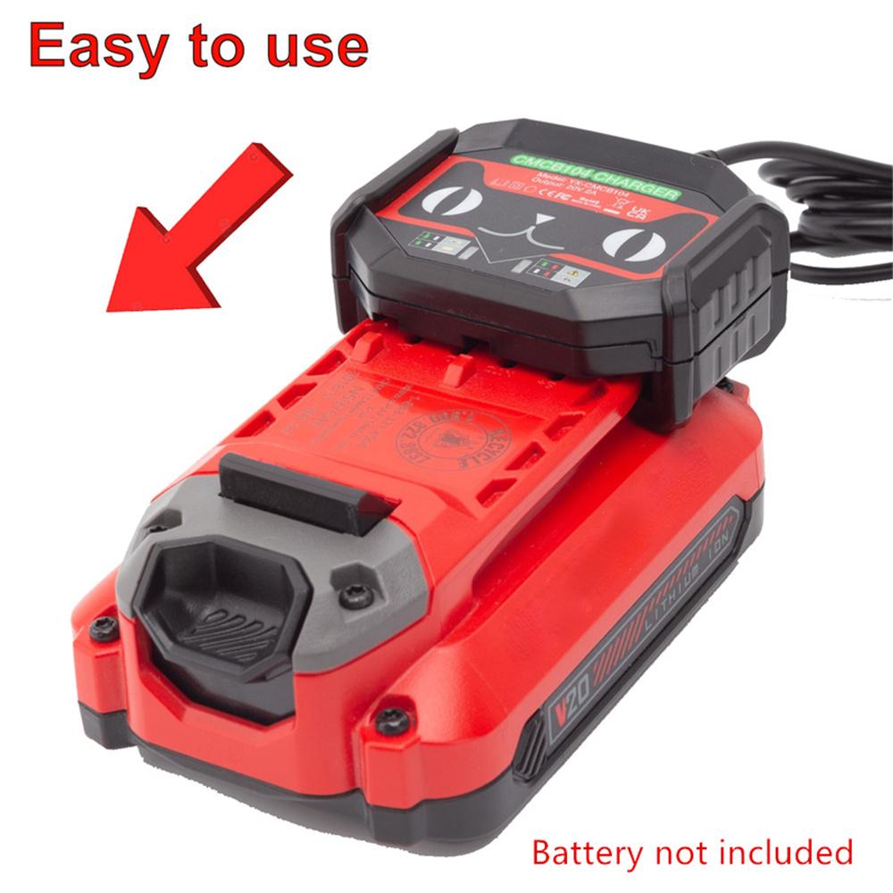 Plug Battery Charger For Craftsman V20 20V Max Series Li-Ion Battery 100V--240V