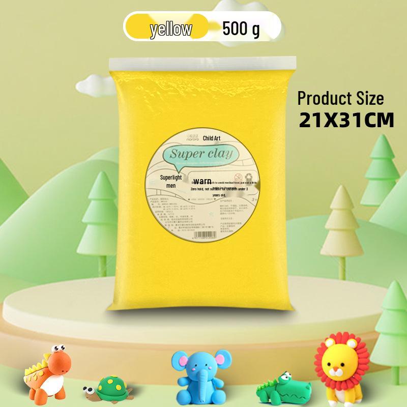 Superleichter 500g Kinder-DIY-Ton - 24 Farben, Großpackung