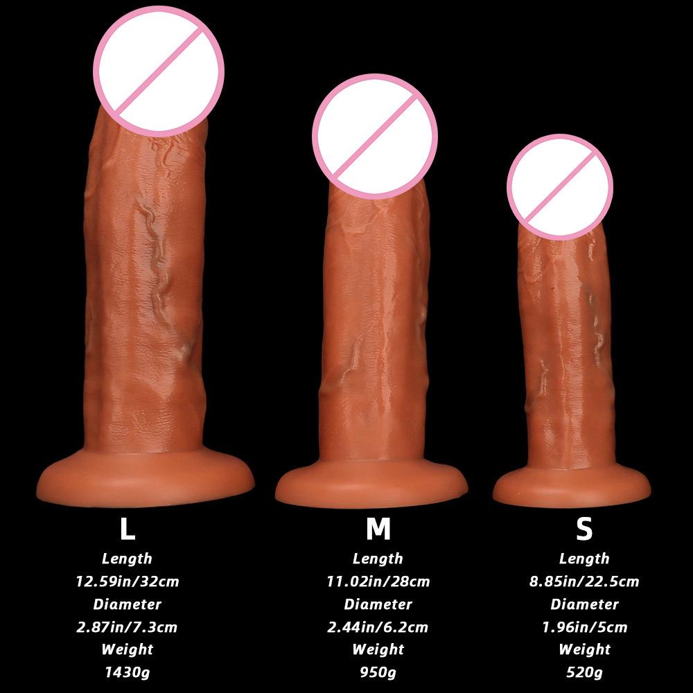 Super Sized Anal Plug Penis Liquid Silicone Simulation Super Sized Dildo Adult Sex