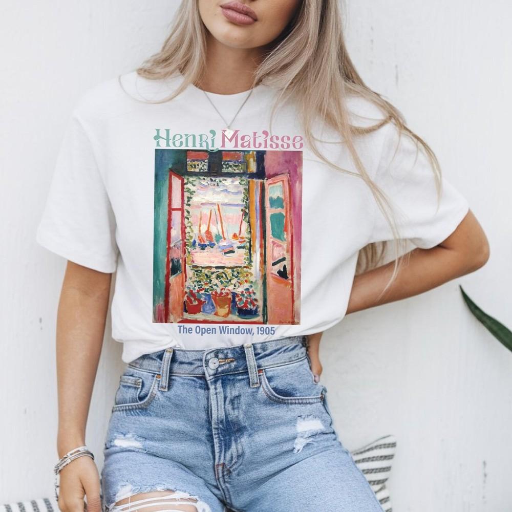 Henri Matisse Open Window Collioure Shirt Matisse Painting Shirt Renaissance Art Unisex T-Shirt S