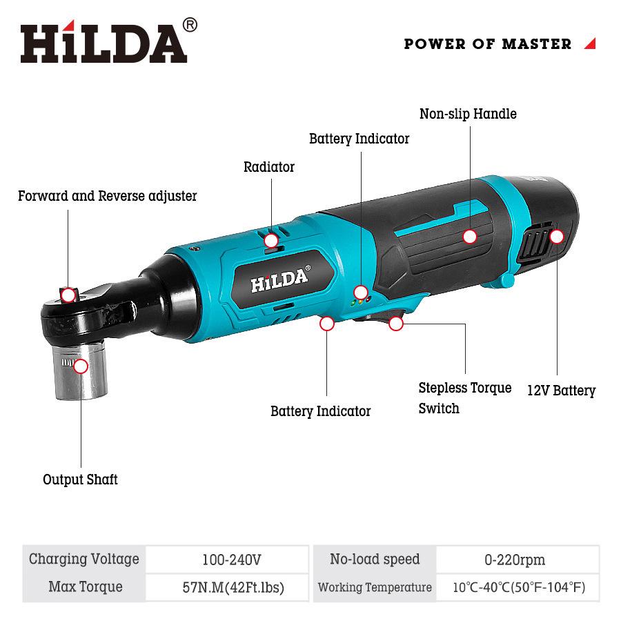 90-Degree Right Angle Electric Ratchet Wrench with Lithium Battery: High-Torque, Multifunctional Tool for Scaffolding