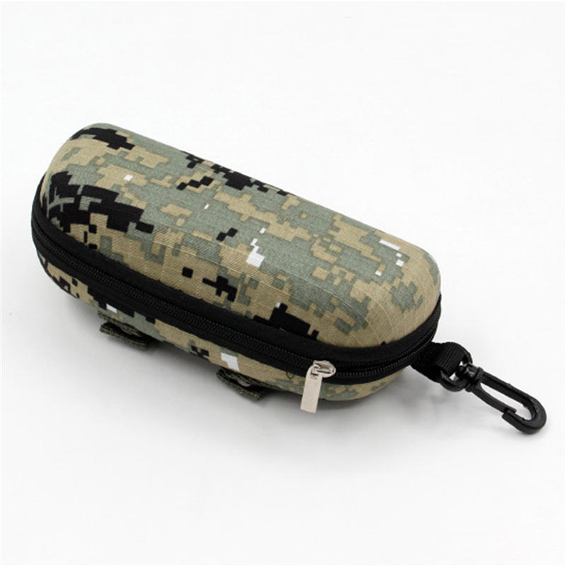 Étui à Lunettes Tactique Étuis Portables pour Lunettes de Vue Boîte à Lunettes Camouflage Support de Lunettes Mode Accessoire pour Lunettes Avec Fermeture Éclair