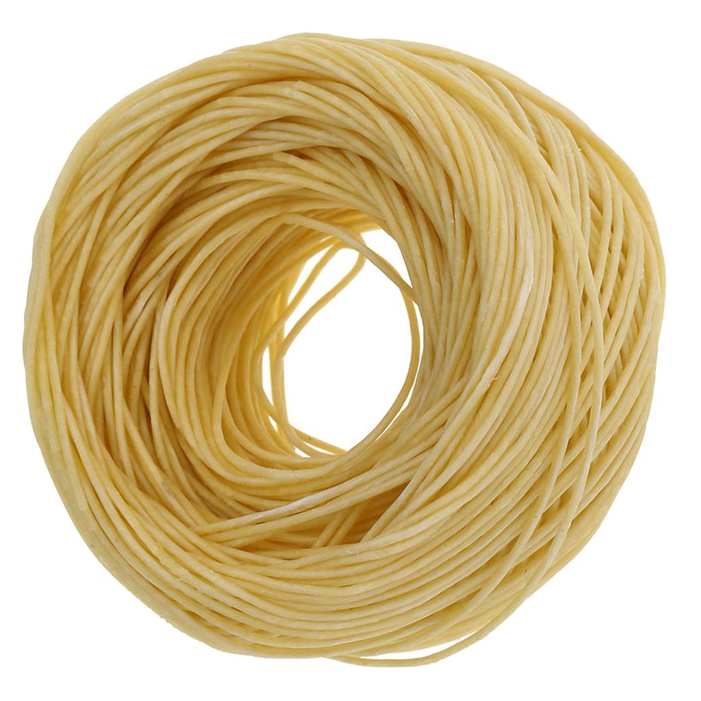 61m Bio-Hanf-Kerzendocht mit reinem Bienenwachs für Öllampe Dunkel