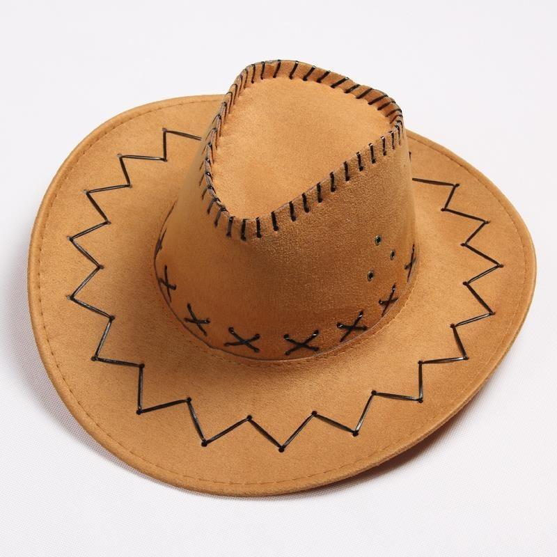 Fashionable Vintage Cowboy Hat For Beach Vacation Sun Protection In Summer Adult Unisex M Size