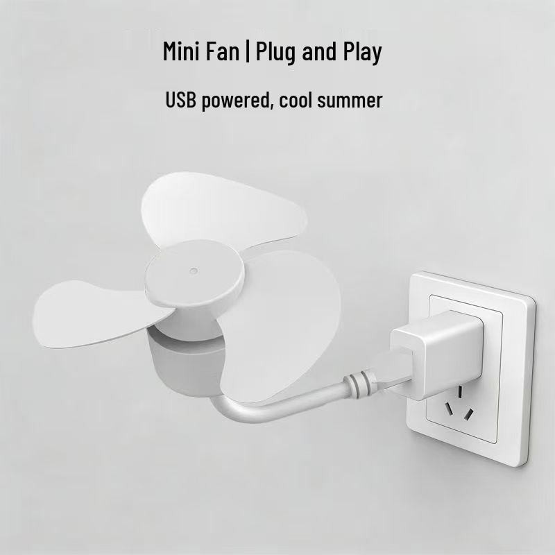

Portable Mini USB Fan: Omni-directional Energy-Saving Fan for Students, Cars, Outdoor, and Computers. Blade 13.5cm, Total Length 23cm