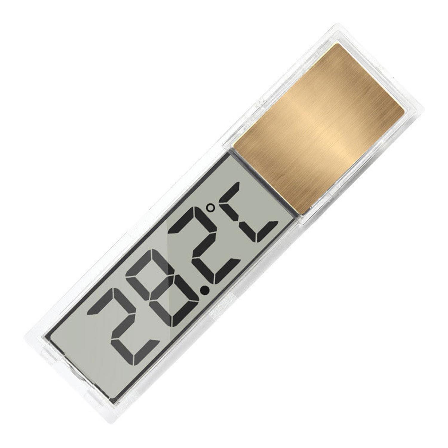 

Aquarium Thermometer Electronic LCD Digital Fish Tank Temperature Measurement Fish Tank Temp Meter Aquarium Accessories 1pc золотой