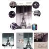 Eiffel Tower City View Shower Curtain With Polyester Fabric For Bathroom And Spa Use