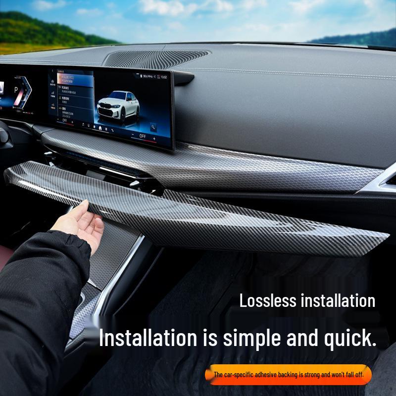 BMW 3/4 Series Carbon Fiber Center Console Gear Shift Decor Panel