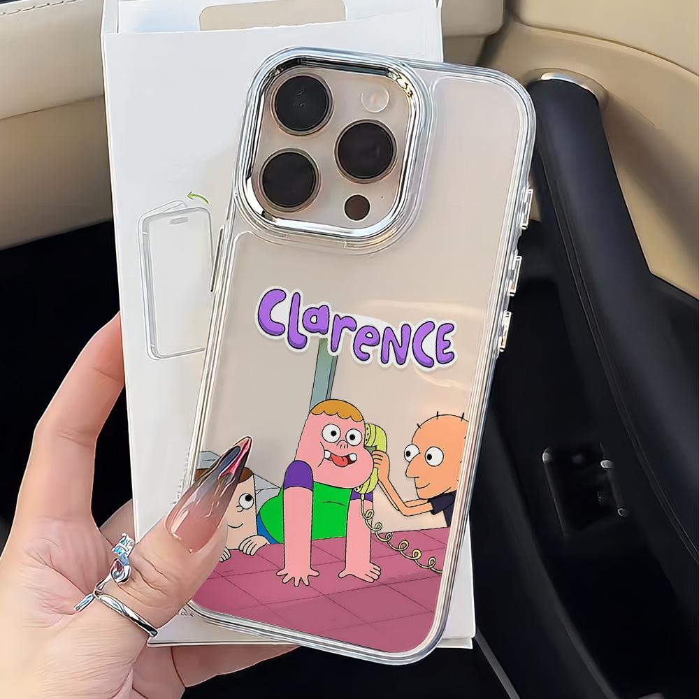 

Funny C-Clarence Phone Case for Samsung Galaxy S25 S24 S23 S22 S21 S20 Note20 FE Ultra Edge Plus 4G 5G Transparent Soft Cover Samsung S9 Plus
