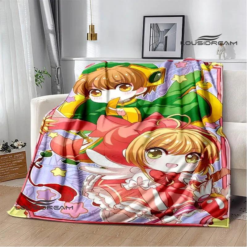 Card Captor Sakura Cartoon Decken Mode Decken Warme Flanell Weiche Bequeme Decke Haus Reise Decke Geburtstagsgeschenk