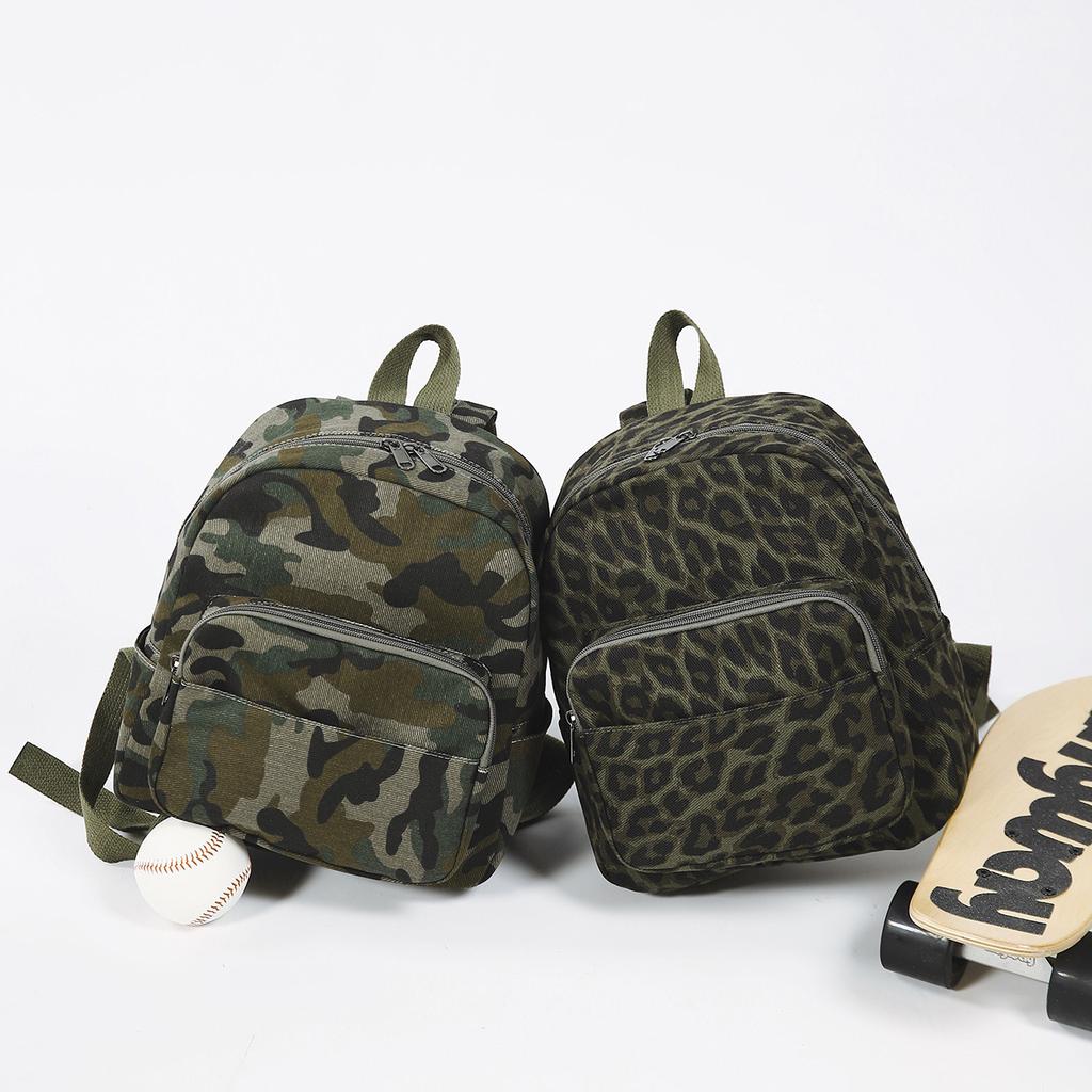 Fashionable Young Girl School-style Double-shoulder Bag for Outdoor Flash Photography Travel and Casual Use