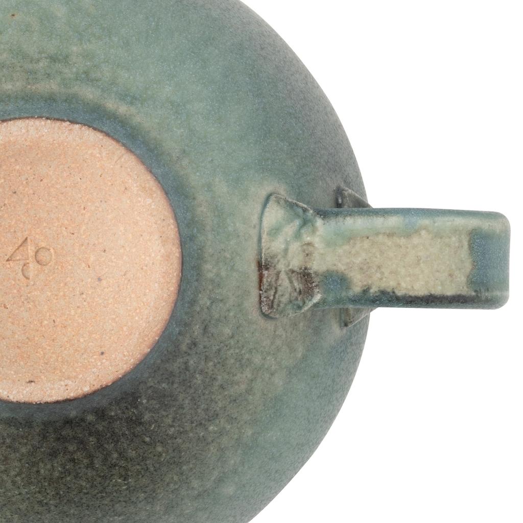 Marui Seito Shigaraki Ware Hechimon Soup Cup, 380ml Capacity, Black Celadon, Blue, MR-3-4409