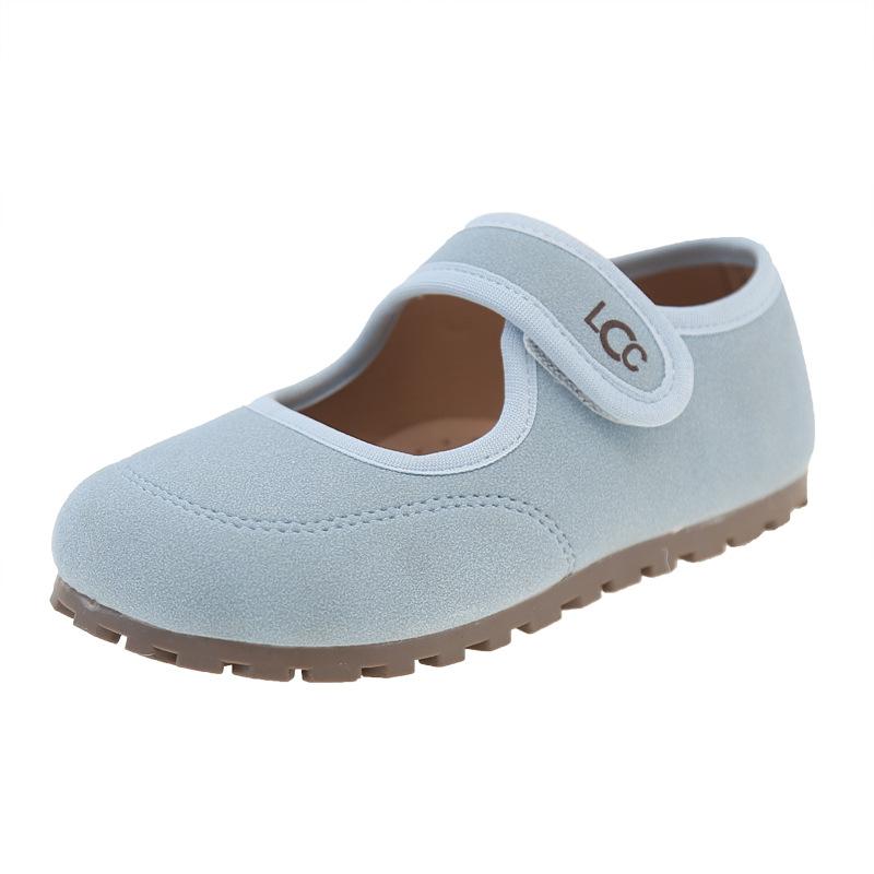 French retro girl sweet 2025 spring and autumn girl Mary Jane leather shoes women's treasure round head soft sole casual shoes