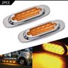 Yellow Side Marker Light for Car RV Truck Trailer Boat 16LED Clearance Light Bar