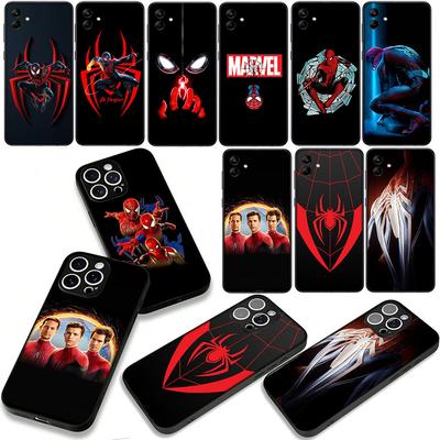 Cover for Apple iPhone 16 15 14 Plus 13 12 Mini 17 Pro Max + 16E Air 16+ ProMax Case Super Hero Marvel Spider Man Spiderman