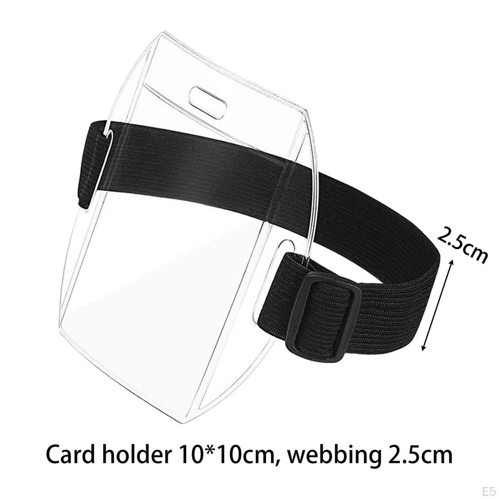 Nastavitelný držák na paži pro identifikační odznaky - Voděodolný PVC design