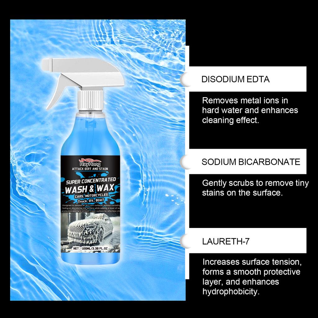Car Wash Shampoo Super Foam Paint Detailing Car Products Car Accessories Exterior Auto Detailing Cleaning Care Materials 100ml