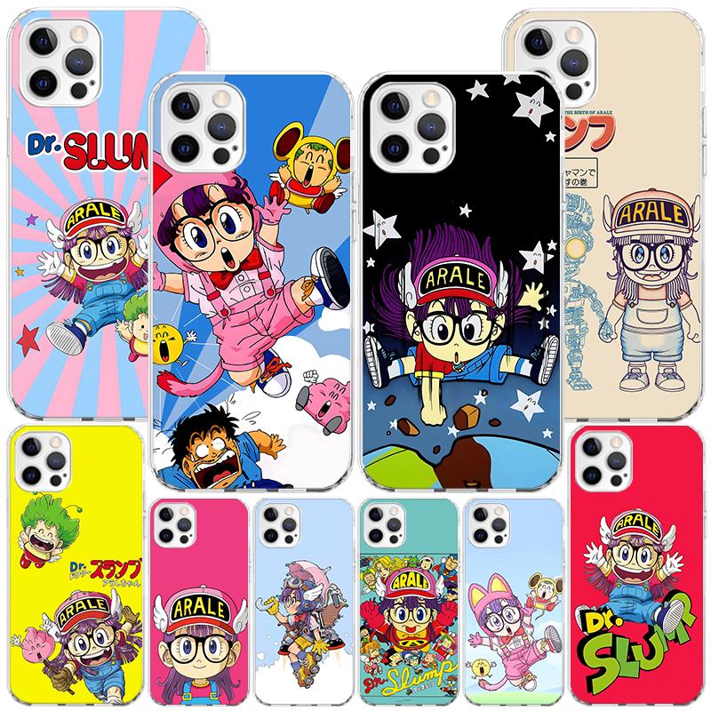 Arale Dr Slump Phone Case For iPhone 17 Air 16 Pro Max 16E 15 + 14 Plus 11 12 13 Mini 7 8 SE Gift Print Cover Fundas