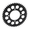 420 45T Motorcycle Rear Sprocket Steel Black 12 Round Holes Chain Sprocket Cog for Karts ATV