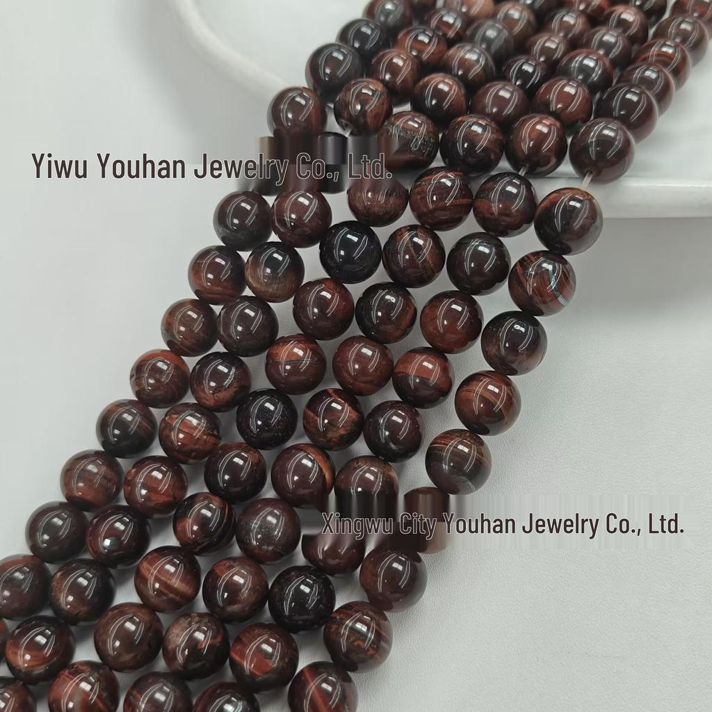 Handmade Natural Colorful Tiger Eye Stone Beaded Jewelry Accessories