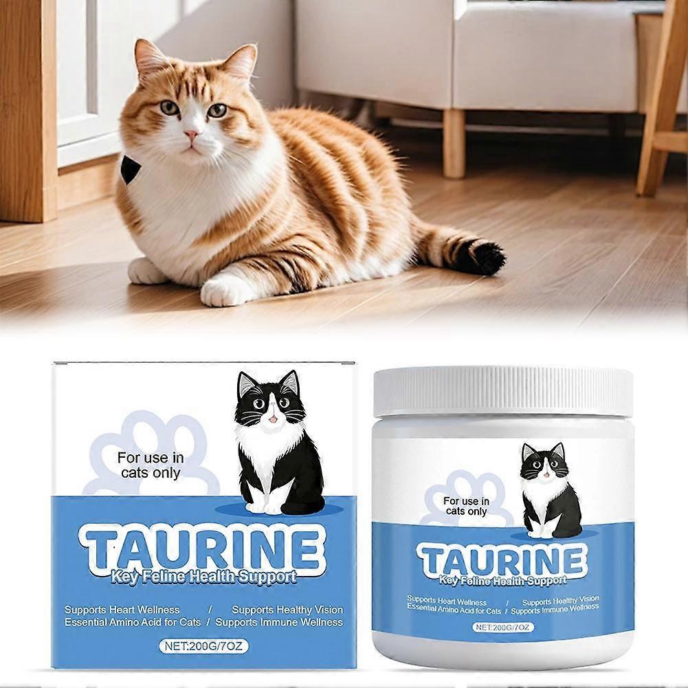 Taurine Powder for Cats Gentle Formula Supports Heart, Vision Overall Health Daily Care Supplement