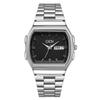 Calendar Steel Belt Women'S Watch Retro Wine Barrel High-End Watch Women'S Waterproof High-Value Quartz Watch