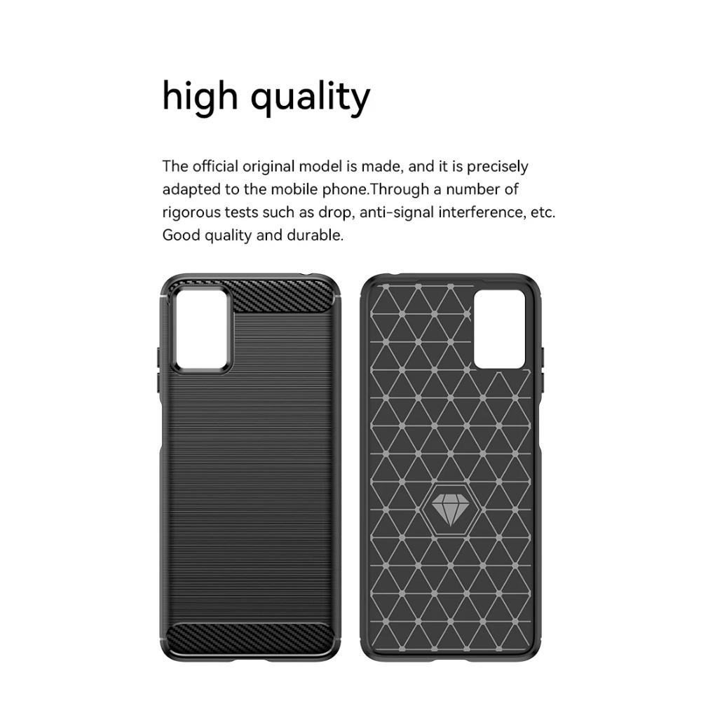 Shock Resistant Protective Phone Case for Motorola E13 E22 E22i Soft Cases Covers Textured Business Full Protection Cover