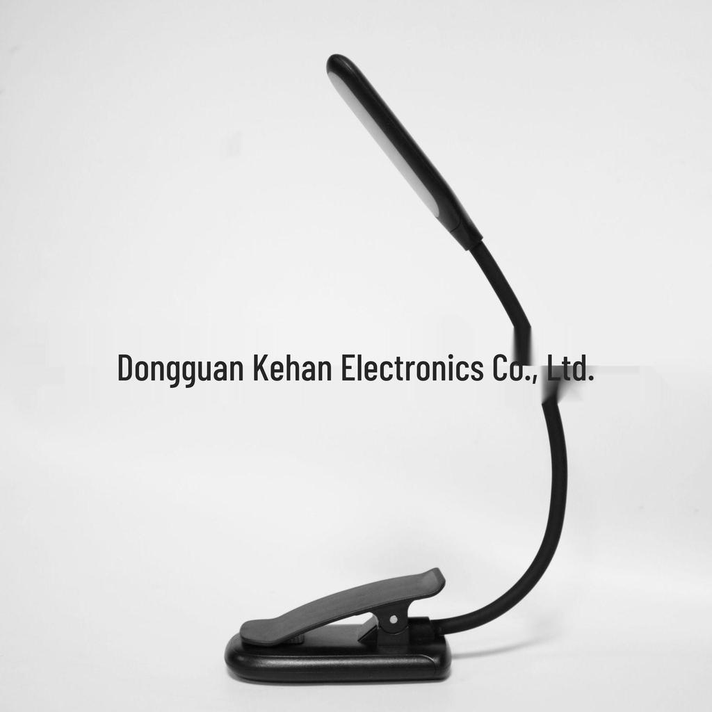 USB Rechargeable LED Clip-On Desk Lamp - Eye Protection Book Light for Dorms