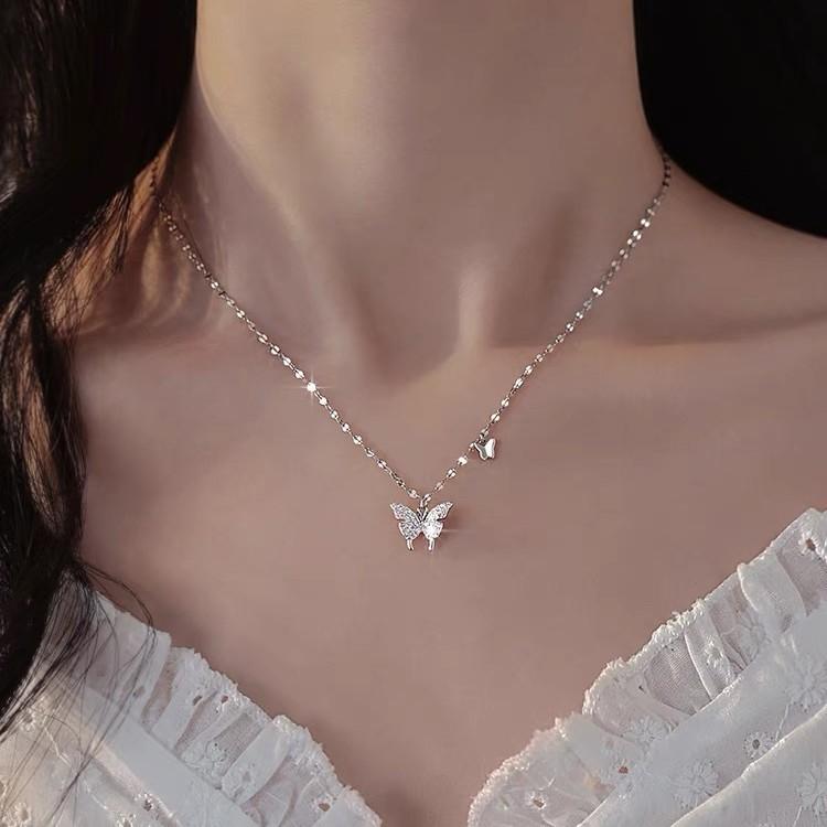 Female Collarbone Versatile Niche Butterfly Necklace