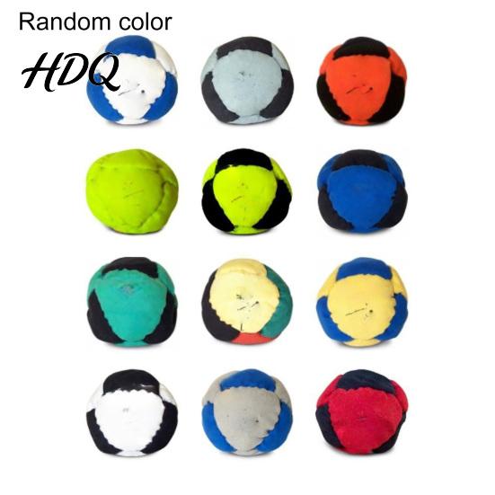Outdoor Play Toy Plush Footbags Ball for Indoor Play Handmade Multicolored Cloth Beanbag Kids Adults Juggling Kick Ball Party Favors Durable