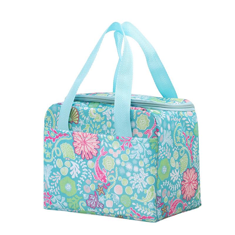 Tragbare Isolierte Thermische Lunchtaschen Tasche Reißverschlussversiegelung Große Kapazität Pendeln Büro Outdoor Picknick Schule Brunch Tragetasche