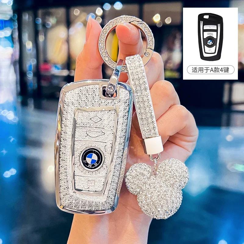 Soft TPU Car Key Case Cover for BMW X1 X3 X5 X6 X7 1 3 5 6 7 Series G20 G30 G11 F15 F16 G01 G02 F48 Protector Shell Accessories Xs8