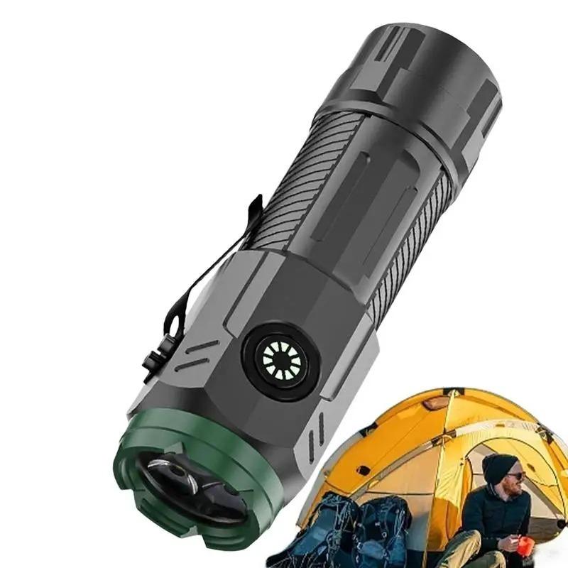 800MAH Superhelle Taschenlampe Mini Wasserdicht Drei Augen Kleine Taschenlampe USB Scheinwerfer Kappenclip-Licht Angeln Outdoor Starkes Licht Tragbar