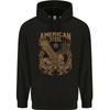 American Steel Motorbike Motorcycle Biker Hoodie