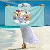 Custom Name Ultra-Soft Beach Towel with LankyBox Theme,Ideal for Pool - Camping, Diving - Perfect Travel Essential, Vibrant Beach Towel.