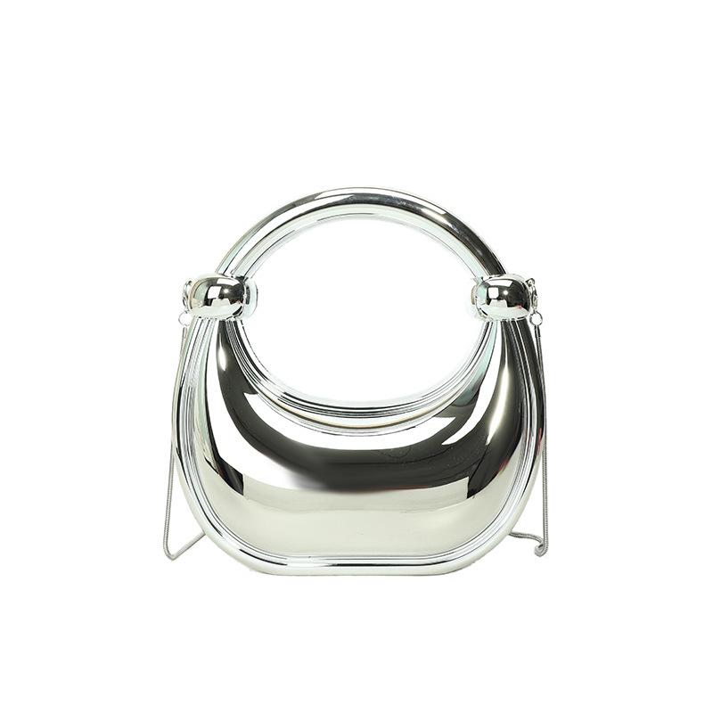 Acrylic Box Bag 2025 New European and American Fashion Candy Color Internet Celebrity Women Chain Crossbody Dumpling Bag Tide