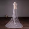 Bridal Veil Mesh Design Extra Long Wedding Veil Stunning Hairstyle Veil Scalp-friendly Soft Drooping Bridal Veil