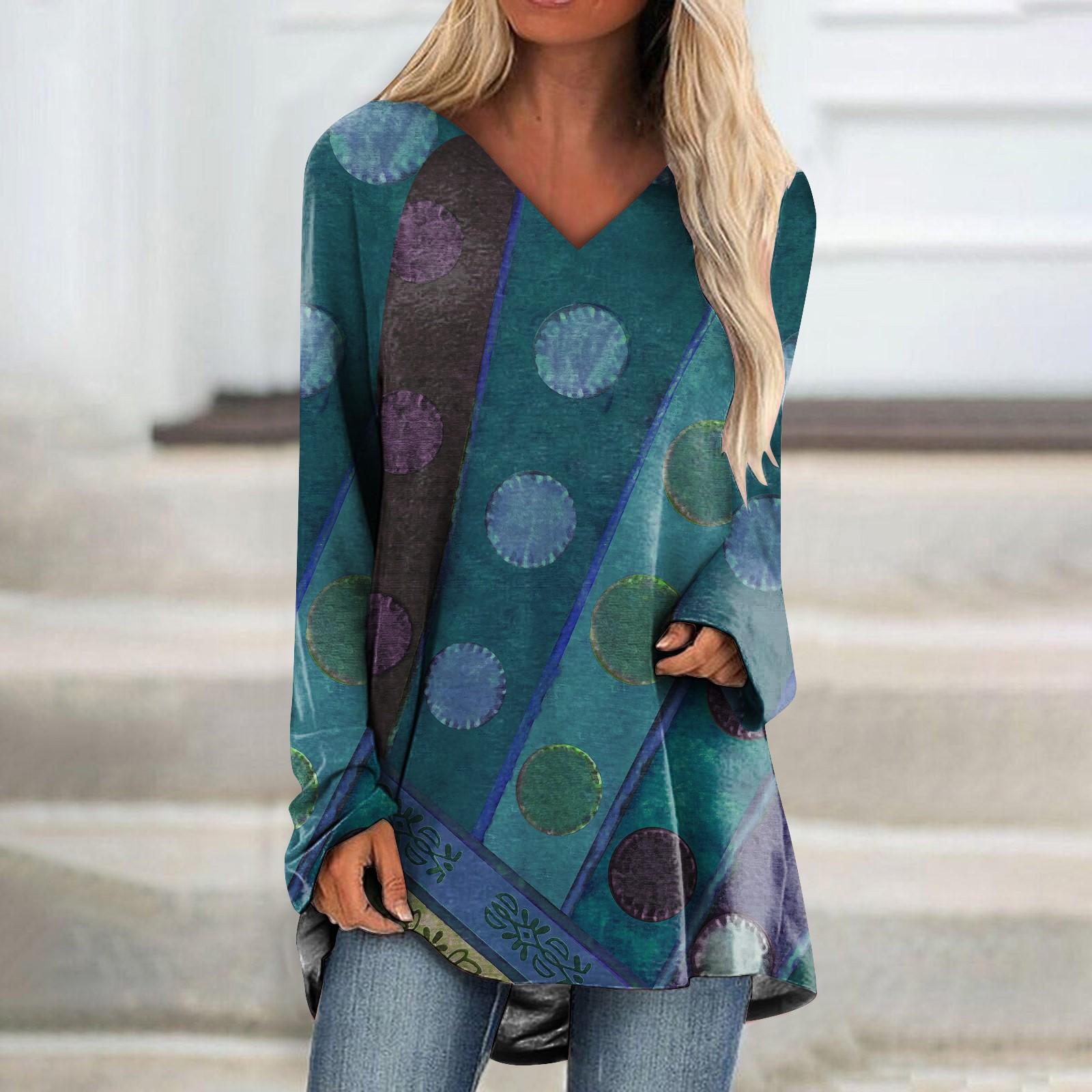 Женская модная повседневная футболка с принтом — фото 3