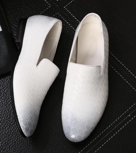 

Кожаная обувь для мужчин Платформа Натуральная кожа Обувь больших размеров Высокое качество Дизайнерская Формальная Платформа Повседневная обувь Для улицы 48 белый