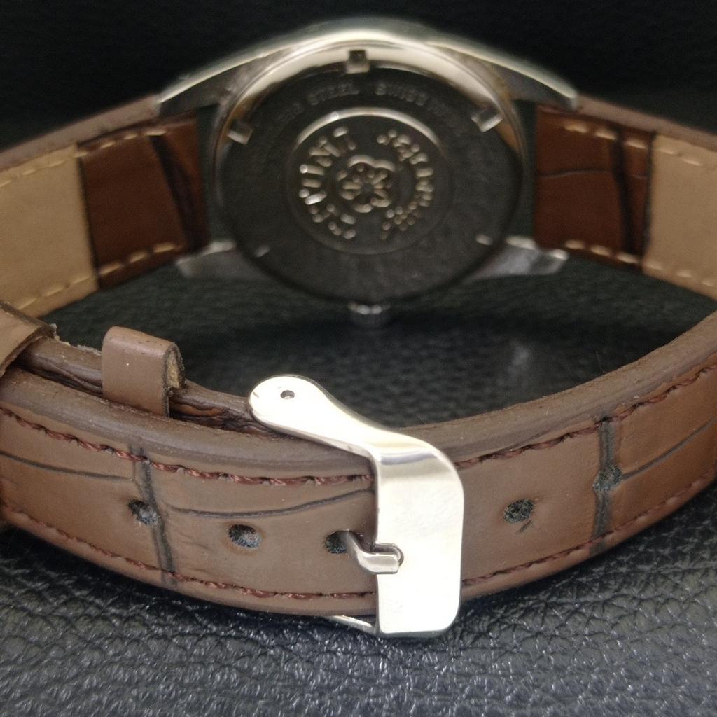 SWISS VINTAGE TITONI AIRMASTER TITOFLEX HAND-WINDING MENS RED WATCH a703213-1 R213a-a703213