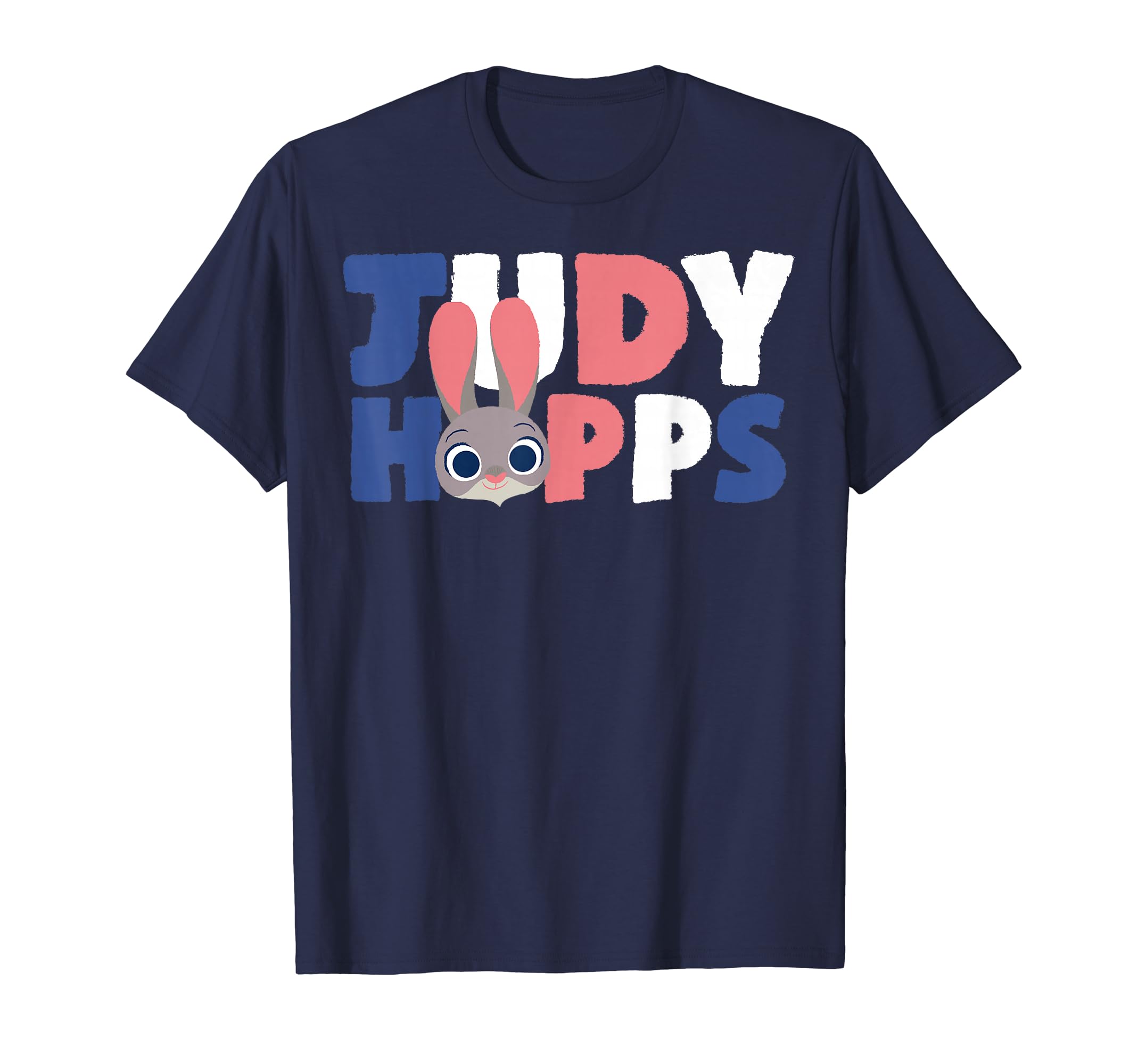 

Disney Zootopia Judy Hopps Text Portrait Graphic T-Shirt