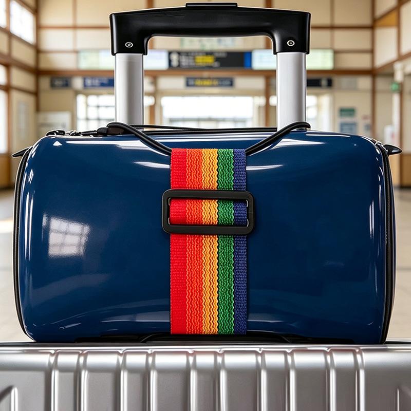 Gepäckgurt für Gepäckbox, Koffer, Gepäckband für Reisen und Geschäftsreisen, Handgehaltenes Paketbinde- und Fixier-Gummiband