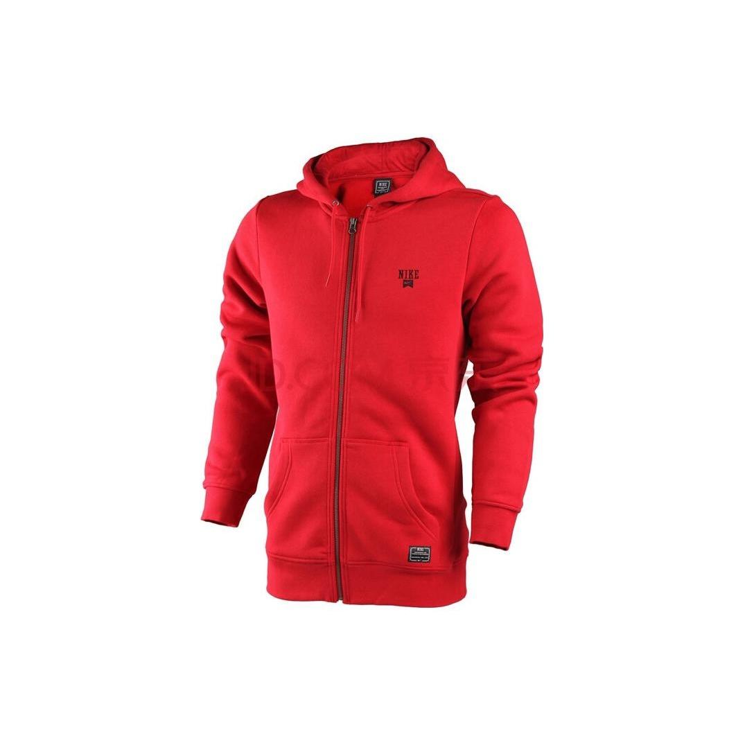 Nike Logo Full Zip Hoodie  University Red  Men s 485293-645 S