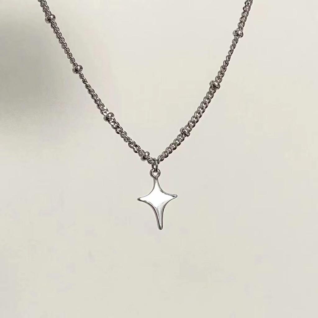 Fashion Simple Personalized Alloy Necklace Lats Shiny Collar Suitable for Women's Daily Accessories Holiday Gifts-S084
