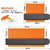 Self-Locking Contour Gauge, Wide, High-Precision Curved Ruler, DIY Measuring Tool, Contour Copying Tool, Irregular Measuring Tool with ABS Graduations