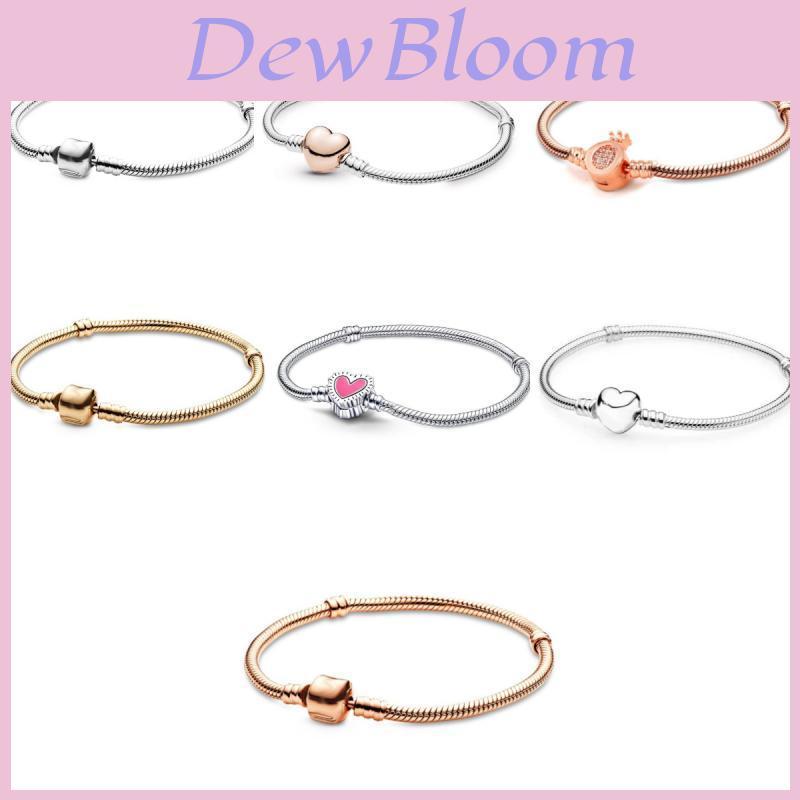 Pandora Heart Shape Crown Clasp Bracelet In Rose Gold Stylish And Durable Gift