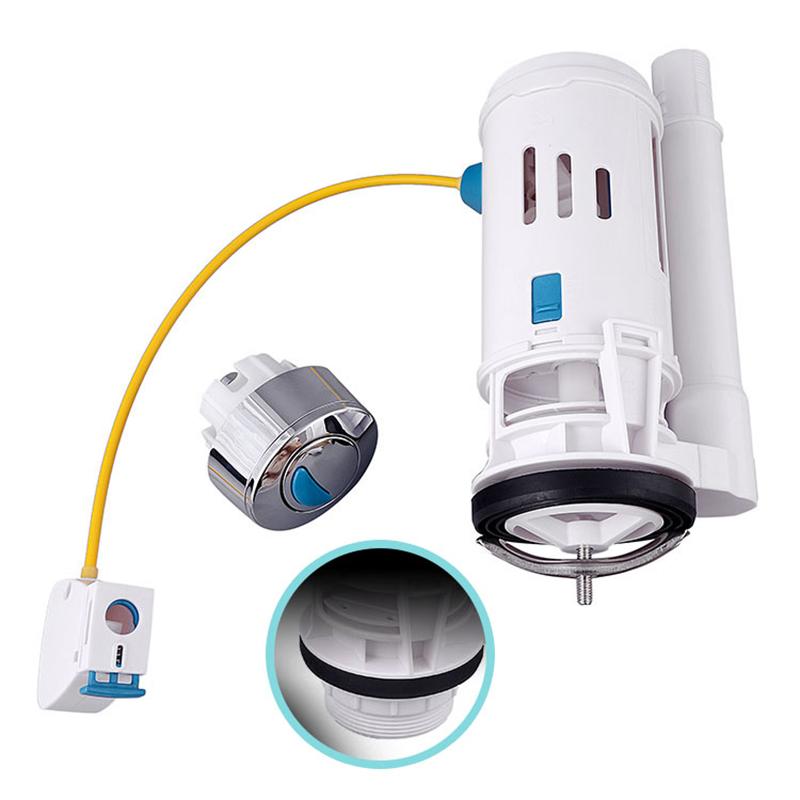Wassertank Dual-Flush Füll- und Entleerungsventile Spül-Druckknopf Wassertankteil für Universalsitze Toilettenspülventile